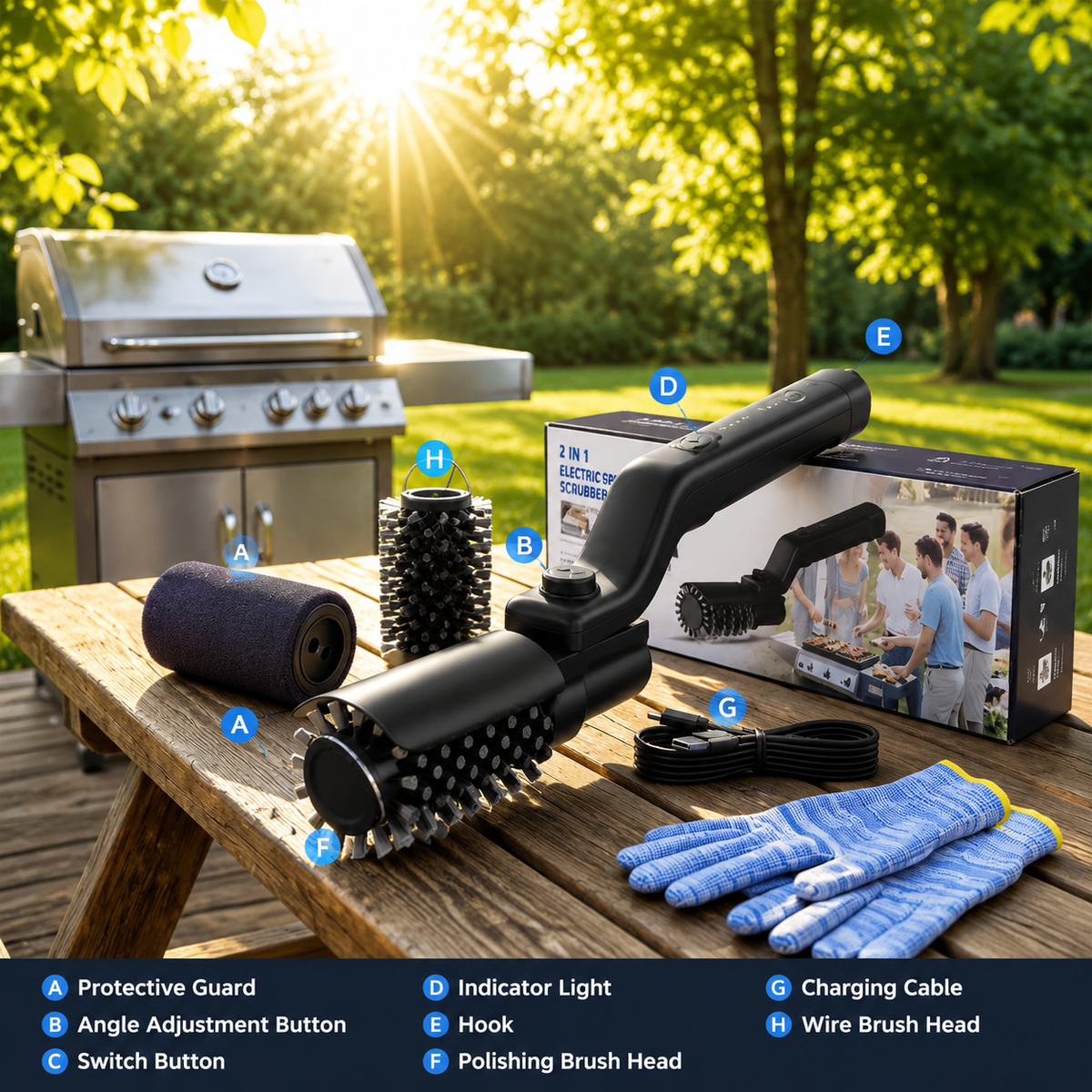 Glabrio™ Grill Brush